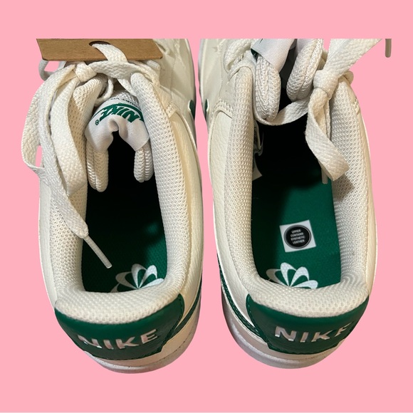 NWTIB! WOMEN’S NIKE COURT VISION LOW NEXT NATURE.  WHITE/SAIL/MALACHITE. SZ 10.5 - Picture 7 of 16